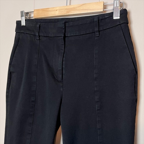 Boden Bi-Stretch Flare Trousers 6R black mid rise solid pants office work casual - Picture 3 of 13